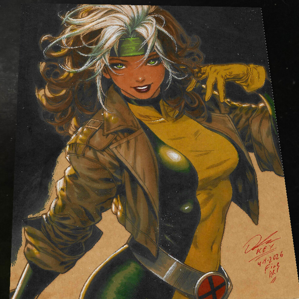 Rogue X-Men Art Print Signed 8.5x11 | Art by Keyeske